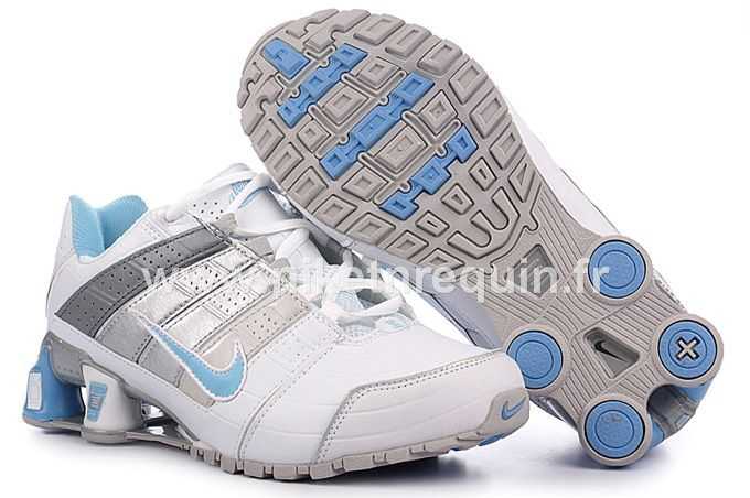 Nz Bleue Argentee Et Blanche Shox